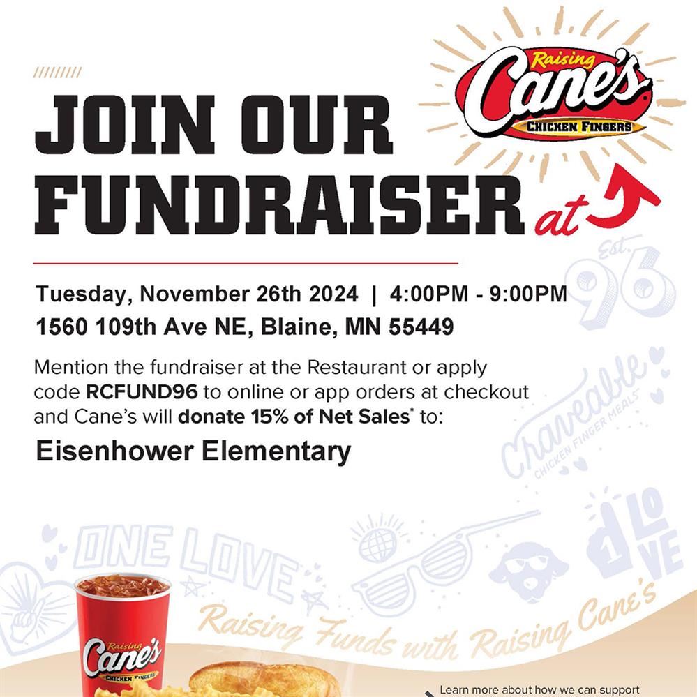  Eisenhower Raising Cane's night